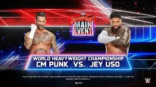 WWE 2K25 &mdash; Cm Punk против Jey Uso | Матч за чемпионство на SNME 2025