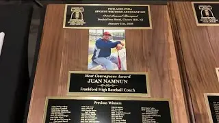 Frankford High School baseball coach earns most courageous award