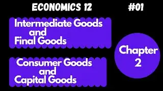 Intermediate Goods and Final Goods | Consumer Goods and Capital Goods | Chapter 2 | Macroeconomics |