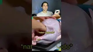 Melhor receita para o Natal! Peru delicioso e bem molhadinho #oquefaz #oquefazer #comedia #comofaz