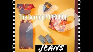 How to make a DIY Origami Jeans #StayHome #WithMe