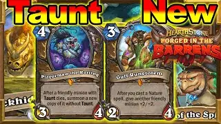 New Taunt Druid! Infinite Value Deck Works! Guff Runetotem Is OP! Forged in the Barrens| Hearthstone
