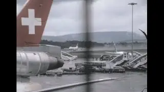 Zurich (Kloten Airport) 1975 archive footage
