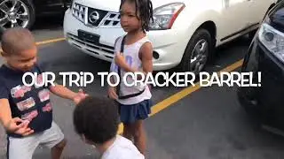 Our family  trip to CRACKER BARREL! Second restaurant run with our BIG FAMILY! 😚