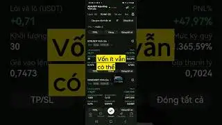 Trade Futures vốn nhỏ kiếm l&atilde;i tốt tr&ecirc;n OKX #tradecoin #tradefuture #OKX #OKXfutures
