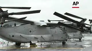 Welcome ceremony for USS Makin Island in Busan