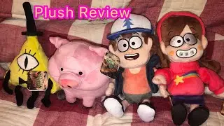 SDCC Gravity Falls Plush Review (Dipper, Mabel, Waddles, & Bill Cipher