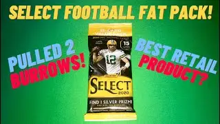 2020 PANINI SELECT FOOTBALL FAT PACK! * JOE BURROW + SILVER ROOKIE * GREAT RETAIL PRODUCT! $10 CELLO