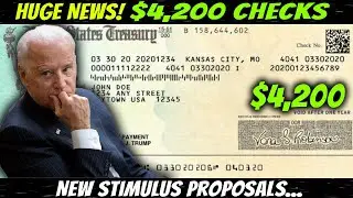 HUGE NEWS! $4,200 Checks & $1,400 Stimulus Check Update | Child Tax Credits & Unemployment (WOW)