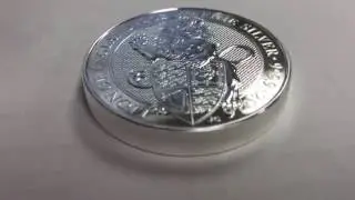2016 The Queen's Beasts Lion 2 oz Silver Coin