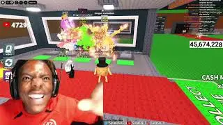 Ishowspeed play's roblox steal a brainrot (meets the owner sammy)