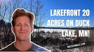 Lakefront! 20 acres on Duck Lake in Crosslake, MN!
