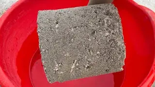 New || Giant Bucket Series #7 (2nd Last) Stoney Texture crumbling in Water #asmr