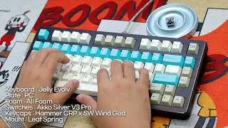 Akko Silver V3 Pro Typing Sound