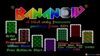 Bananoid gameplay (PC Game, 1989)