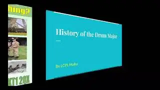 The history of the drum major by Lcpl Malka