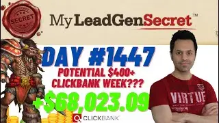 POTENTIAL $400+ Clickbank Week?!...My Lead Gen Secret Case Study Results 2025 (Day #1447)