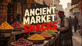 What ancient snacks were sold in markets