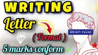 Letter pattern writing in board exam 2026🔥#letter #pattern #english #class10 