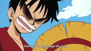 luffy angry to buggy