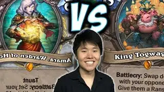 QUEST PRIEST VS KING TOGWAGGLE DRUID | AMARA | THE WITCHWOOD | HEARTHSTONE | DISGUISED TOAST