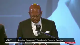 Stanley Tshabalala Funeral | Dr Victor Ramathesele reads the obituary