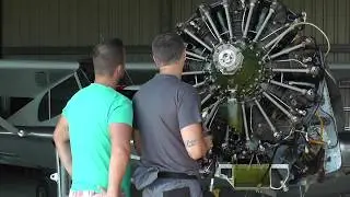 Focke-Wulf Fw 190 Replica - Einbau neuer Motor