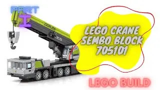 Heavy machinery | Sembo block 705101 zoomlion crane lego | carriage hoist - Part 1