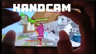 Destroying PC Players Hive Bedwar (HANDCAM!!!)