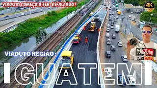 OBRA: VIADUTO REGIÃO IGUATEMI COMEÇA A SER ASFALTADO!13/01/2026#obra #viaduto #salvador