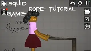 Squid game season 3 but in melon playground rope tutorial