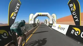 Sossusvlei Desert| Namibia  |   virtual cycling  |   Rouvy |  6k warmup & 40K time trial