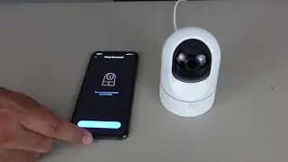 Первоначальная настройка камеры видеонаблюдения Eufy 2K для помещений с возможностью поворота и наклона