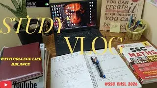 STUDY VLOG SSC  2026 WITH COLLEGE#03