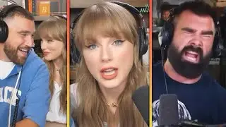 Taylor Swift SHOCKED by Travis and Jason Kelce New Heights Podcast Praise