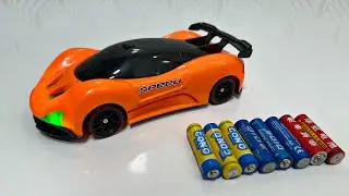 Unboxing Cool RC Drift Car with Colorful Lights, EV Helicopter, New RC Drift Racing Car, Poli RC car