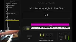 The Wedding Singer – Keyboard 1/2/3 MainStage Programming Playthrough