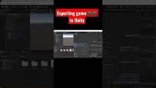 Exporting a #games  with #unity  #shorts