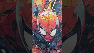 Spider Man Человек Паук. Постер плакат тканевой #eminnova #spiderman #poster #style #decoration