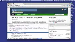 How to use chrome developer tools to edit and debug css
