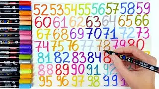 Как Писать Числа от 1 до 100.