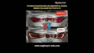 HYUNDAI ELANTRA MD LED SEQUENTIAL SIGNAL SMOKE TAILLAMP M STYLE 10-15