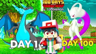 I Survived 100 Days with Mega Evolved Pok&eacute;mon in Cobblemon!