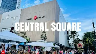 [4K] Central Square BGC 2022 Walking Tour + Visit the first MUJI Coffee in Philippines