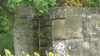 Great North of Scotland railway line viaduct remains at calcots, morayshire