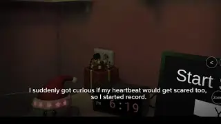 Female heartbeat playing horror game / heartbeat asmr