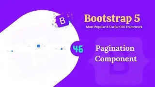 Bootstrap 5 pagination  component.