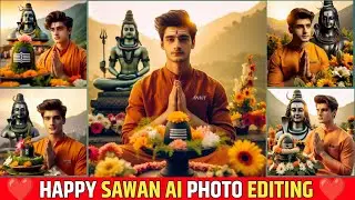 Bol bam photo editing 2024 | Mahadev photo editing picsart | Sawan photo editing | Picsart editing