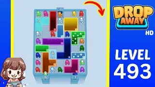 Drop Away Level 493 Solution Walkthrough