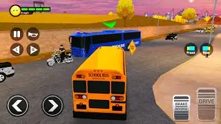 Roaming School Bus in City &ndash; Patrol & Rescue Vehicles Gameplay!